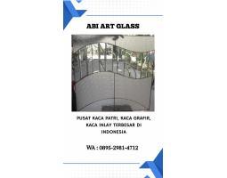 Kaca Patri Grafir Inlay Gereja - Bangka Barat