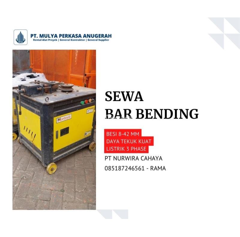 Sewa Bar Bending Padang Penekuk Besi 8-42mm - Padang