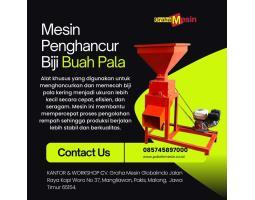 Terbaru  Mesin Penghancur Biji Pala Graha Mesin - Malang