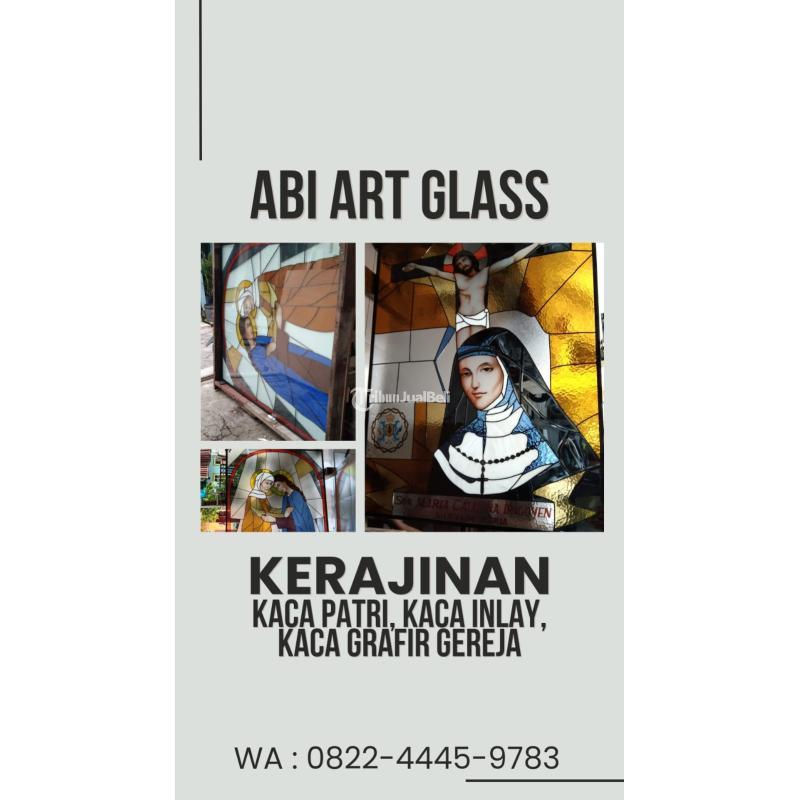 Toko Kaca Patri Grafir Inlay Gereja - Bintan