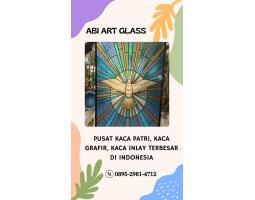Toko Kaca Patri Grafir Inlay Gereja - Karimun