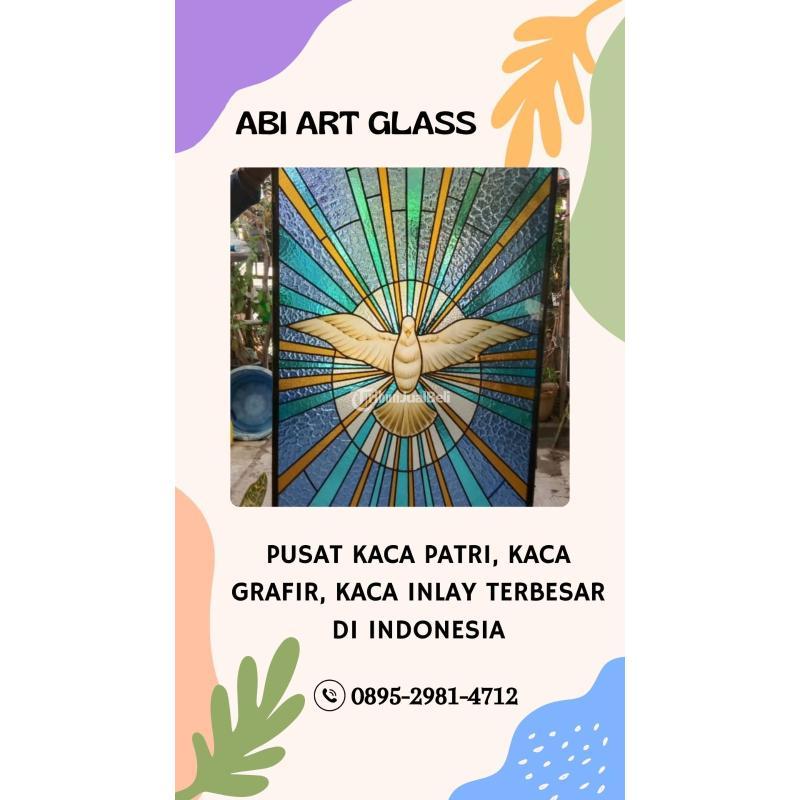 Toko Kaca Patri Grafir Inlay Gereja - Karimun