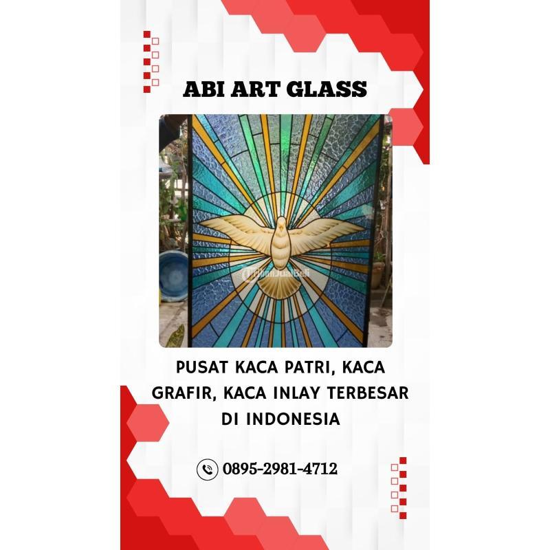 Toko Kaca Patri Grafir Inlay Gereja - Karimun
