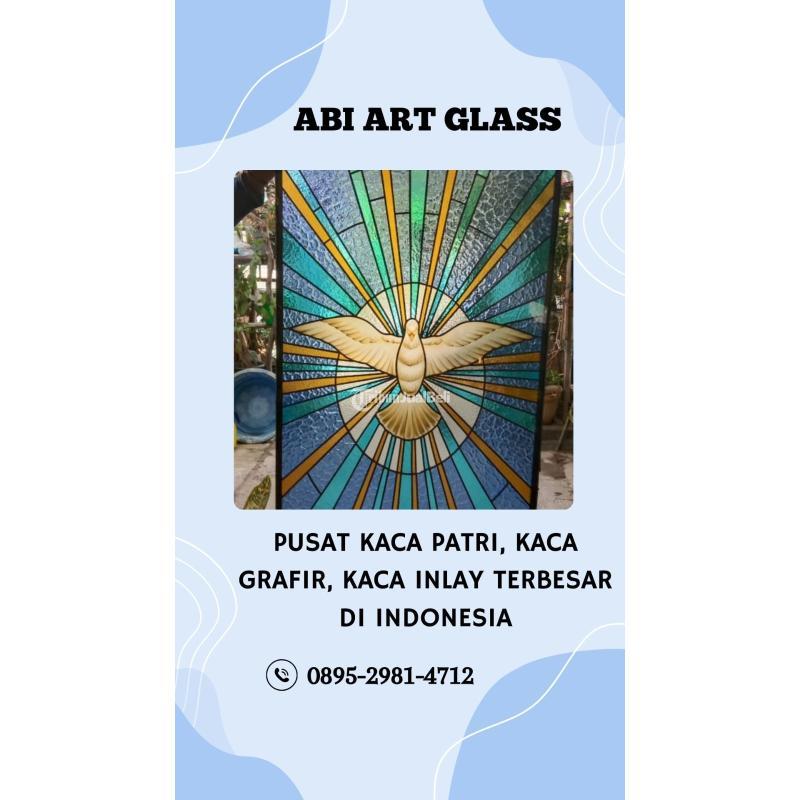 Toko Kaca Patri Grafir Inlay Gereja - Karimun