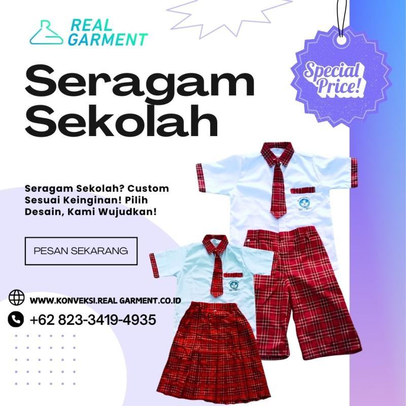 Seragam Sekolah Lengkap Custom Jenjang - Jayapura