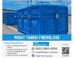 Pusat Tangki Panel Fiberglass Roof Top 8000 Liter - Semarang