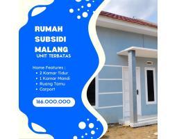 Jual Rumah Subsidi Tipe 30 Murah Siap Huni Dekat Kantor Terpadu Kota - Malang