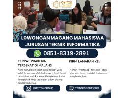 Lowongan Magang Mahasiswa Jurusan Teknik Informatika - Malang Kota