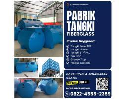 Tangki Fiberglass Panel dan Silinder Aman Bebas Lumut - Sumedang
