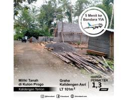 Dijual Tanah Luas 94m2 Dekat Bandara Yogyakarta - Kulon Progo