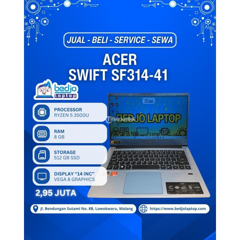 Laptop Acer Second Harga 2 Jutaan, Laptop Acer Ryzen 5 SSD 512GB - Malang Kota