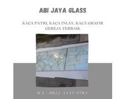 Toko Kaca Patri Grafir Inlay Gereja - Bangka Tengah