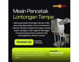 Terbaru Mesin Pencetak Lontongan Tempe Graha Mesin - Malang
