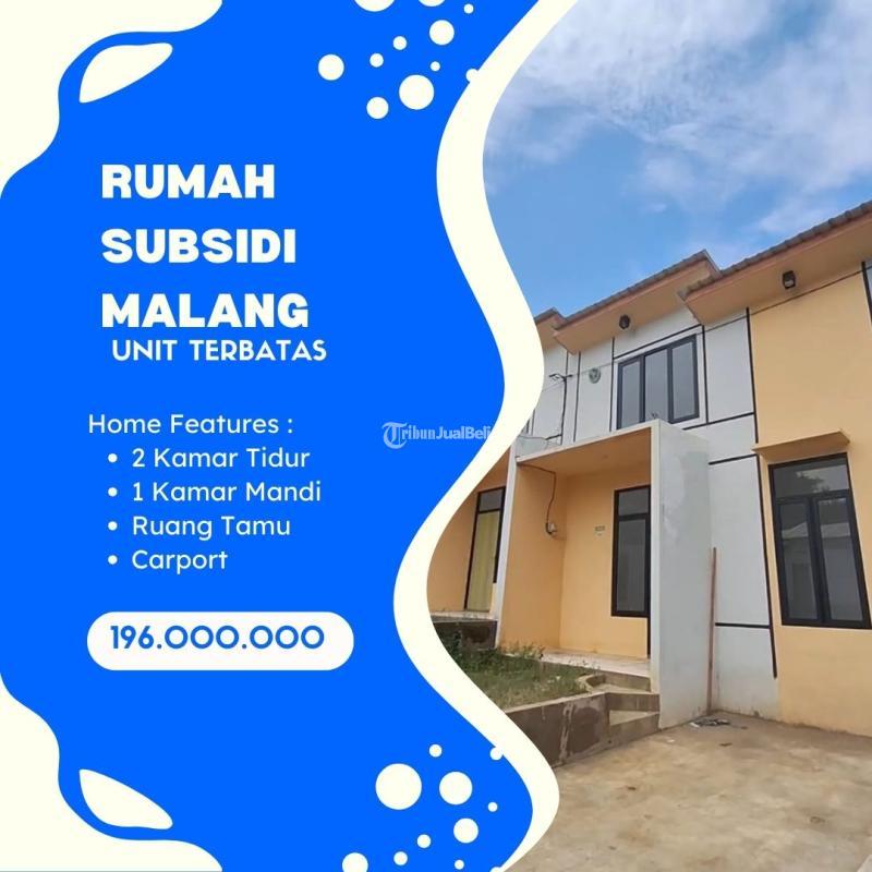Dijual Rumah Hunian Subsidi Deket Dengan Fasilitas Publik Lokasi Tajinan - Kab Malang