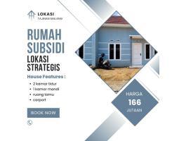 Jual Rumah Tipe 30 Lokasi Strategis Harga 166 Jutaan - Malang