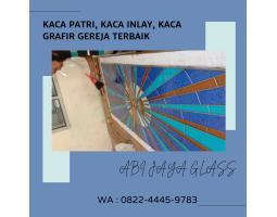Toko Kaca Patri Grafir Inlay Gereja - Bangka