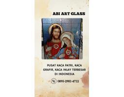 Toko Kaca Patri Grafir Inlay Gereja - Kepulauan Anambas