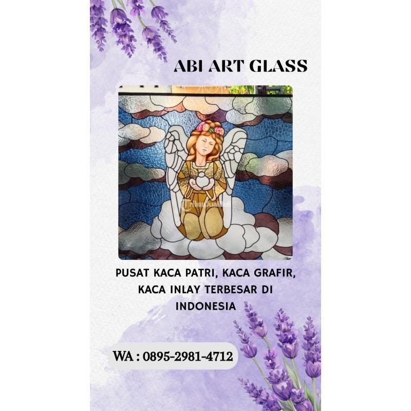 Toko Kaca Patri Grafir Inlay Gereja - Belitung Timur