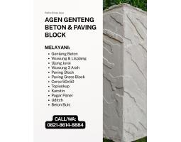 Jual Genteng Beton, Genteng Flat Beton Berkualitas - Malang