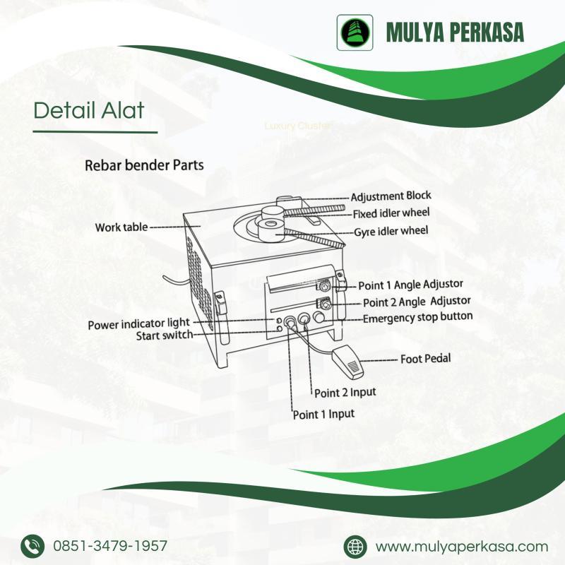 Sewa Bar Bender Besi 8-42 MM - Situbondo