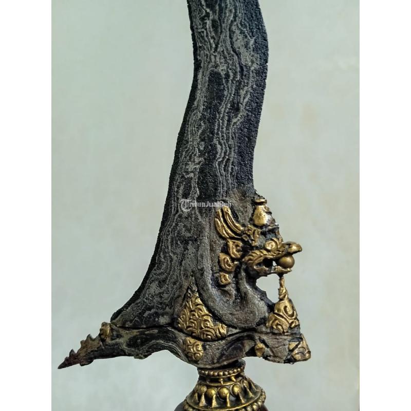 Keris Sepuh Nogosiluman  Luk 13 Kinatah Pamor Pedaringan Kebak Asli Kuno - Jakarta Timur