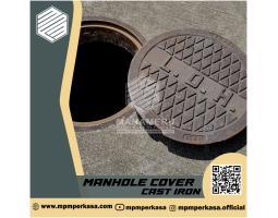 Tutup Manhole Cast Iron  Heavy Duty untuk Drainase Jalan  Area Parkir - Malang
