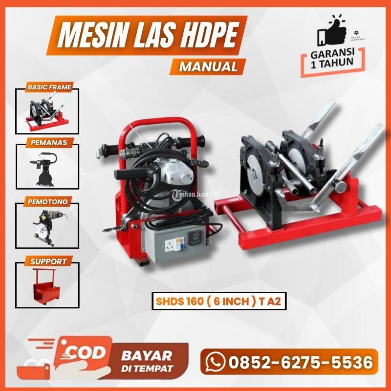 Supplier Mesin Penyambung Pipa Hdpe 160 T A2, Mesin Las Pipa 1.5 - 6 Inch - Jakarta Timur
