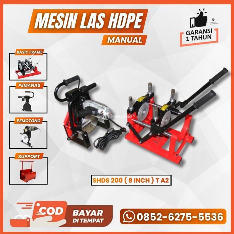 Supplier Mesin Penyambung Pipa Hdpe 160 T A2, Mesin Las Pipa 1.5 - 6 Inch - Jakarta Timur
