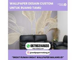 Wallpaper Custom untuk Ruang Tamu - Malang 