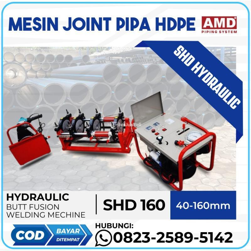 Mesin Las Pipa HDPE Hydraulic 160mm Mesin Las Joint Pipa Hdpe 6 Inch - Batam