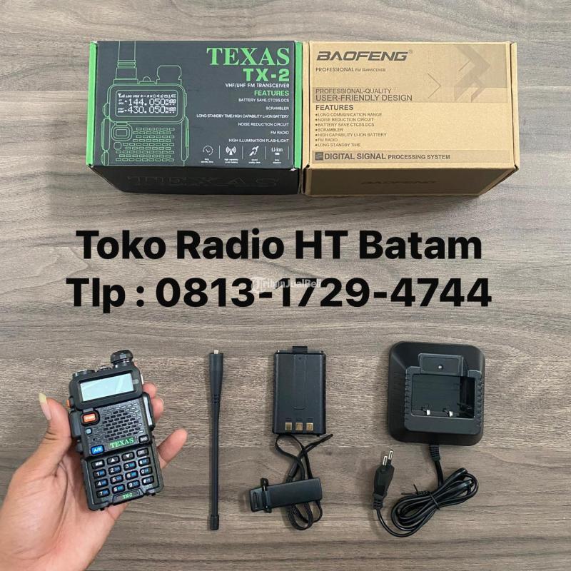 HT Baofeng UV-5R Texas TX-2 HT Dualband - Batam