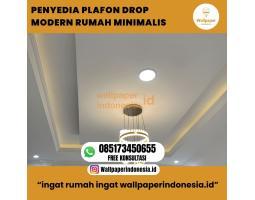 Plafon Drop Modern Rumah Minimalis - Malang 