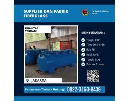 Tangki Air Silinder Fiberglass Si Kuat Hemat Ruang - Kepulauan Seribu