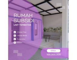 Dijual Rumah Subsidi Tipe 25 2KT 1KM Legalitas SHM - Malang 