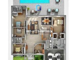 Jasa Desain Denah Rumah - Surabaya