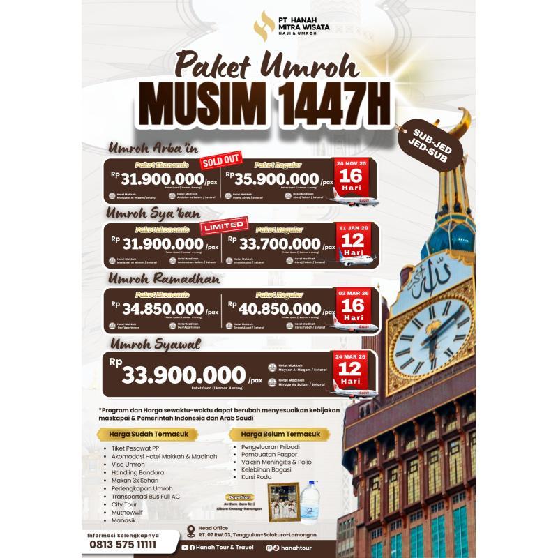 Biro Travel Umroh Dengan Pelayanan No 1 - Lamongan