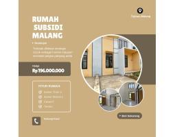 Dijual Rumah Subsidi Tipe 30 2KT 1KM SHGB - Malang 