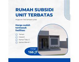 Dijual Rumah Subsidi Baru, Tipe 25, 2kt, 1km, Hgb, Harga Murah, Hunian Nyaman, 10 Menit Dari Exit Tol Sawojajar - Malang