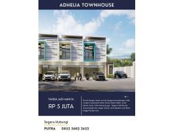 Dijual Rumah Baru 2 Lantai, Tipe 75, 3KT, 2KM, HGB, Konsep Industrial, Promo Akhir Tahun, Adhelia Townhouse - Ponorogo