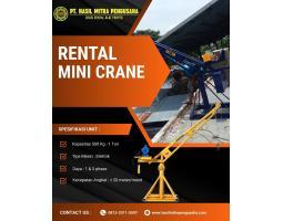 Sewa Mini Crane, Terbaik dan Terpercaya - Bandung 