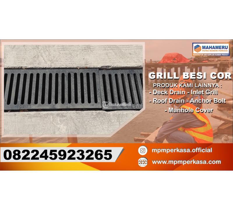 Grill Besi Cor, Grill Cast Iron, Grill Saluran Air - Denpasar
