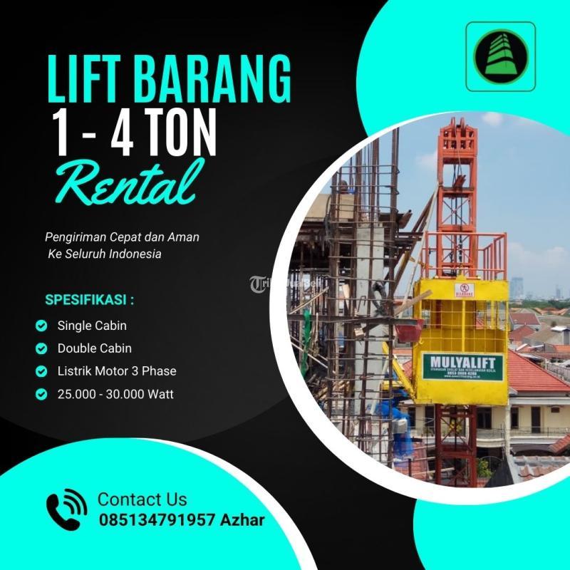 Jasa Rental Lift Barang, Alimak Hoist, Lift Material - Surabaya