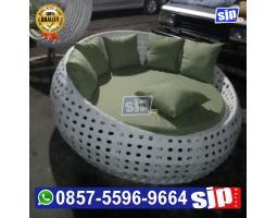 Sofa Malas Rotan Sintetis - Batu