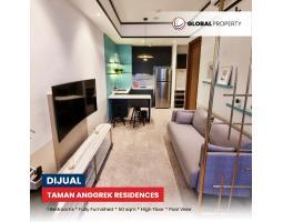 Jual Termurah Apartemen di Taman Anggrek Residences 1 Bedroom 50sqm, Lantai Atas, Hadap Kolam Renang  - Jakarta Barat
