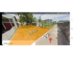 Dijual Tanah, Luas 240m2, Siap Bangun, Jalan Danau Sentarum, Gang Abidin, SHM - Pontianak
