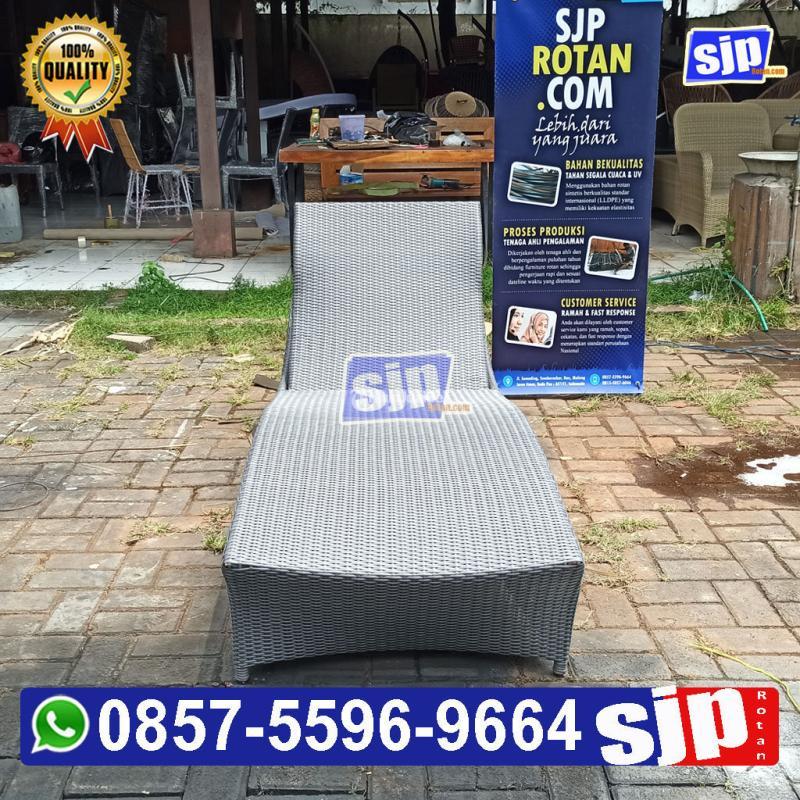 Produsen Sunbed Rotan Sintetis Model Lamborgini - Batu
