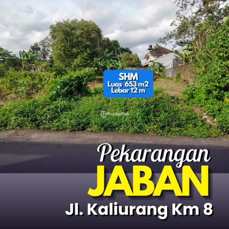 Dijual Tanah Strategis Jogja Jaban Lt 653 m2 ld 12 m Utara Jalan Damai - Sleman