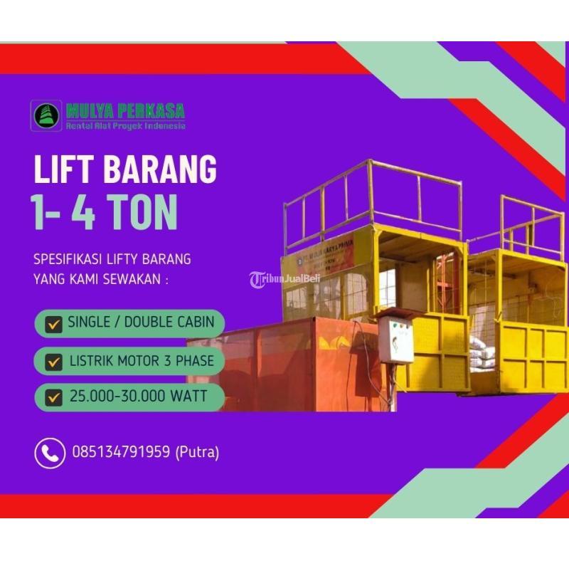 Sewa Lift Barang Lift Material Alimak - Jakarta Pusat