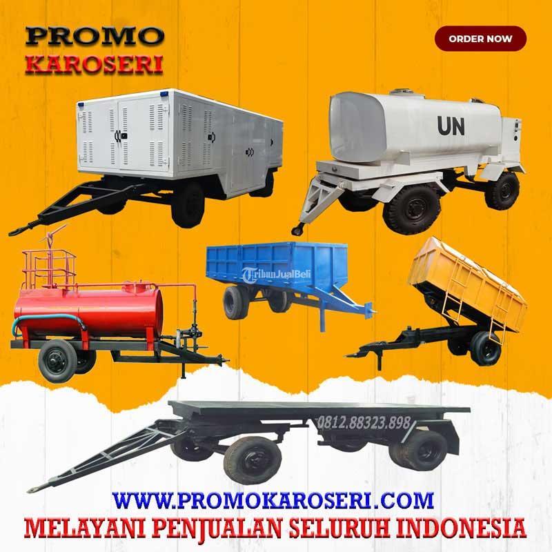 Mini Trailer Tangki Tampung ISO Tank dan Stainless - Bekasi