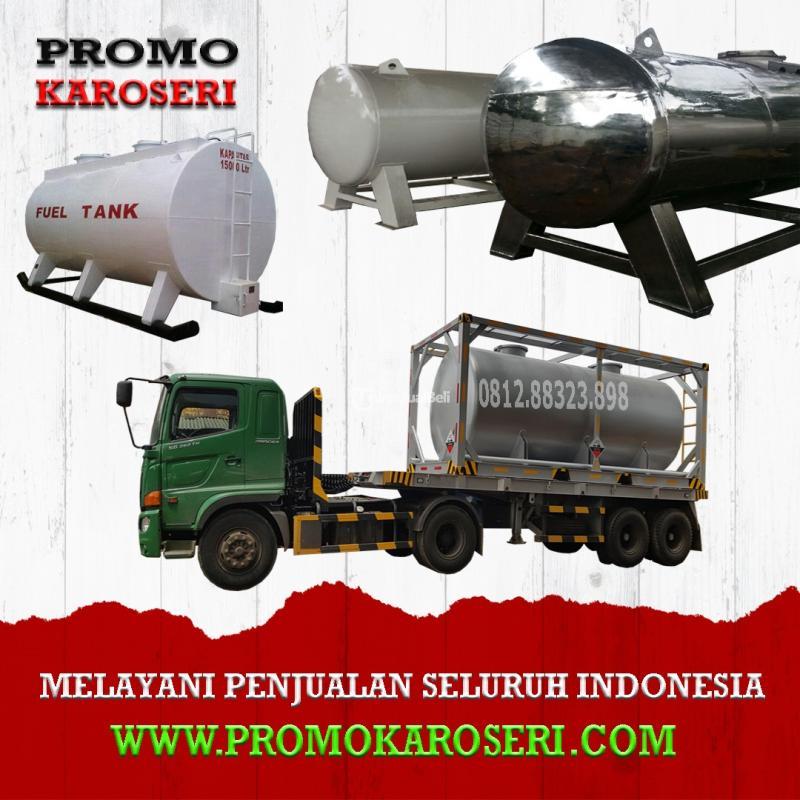Mini Trailer Tangki Tampung ISO Tank dan Stainless - Bekasi